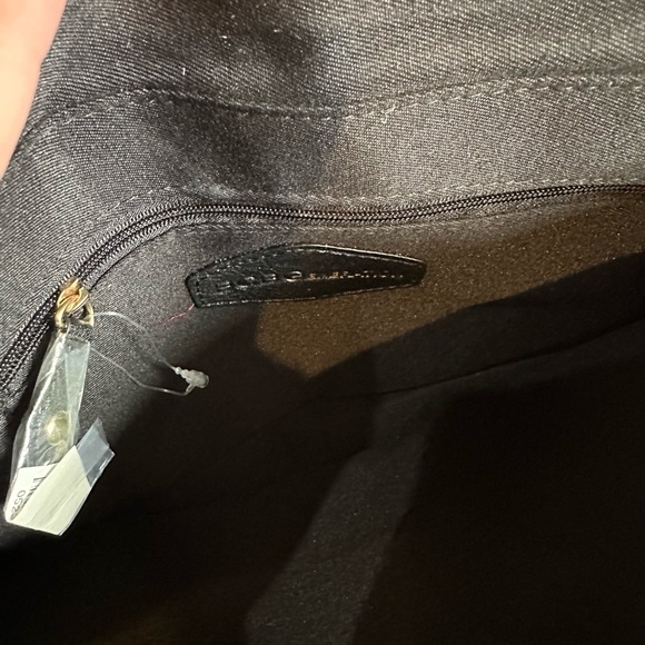 BCBG Generation Oversized Envelope Bag Clutch Black - Picture 6 of 11